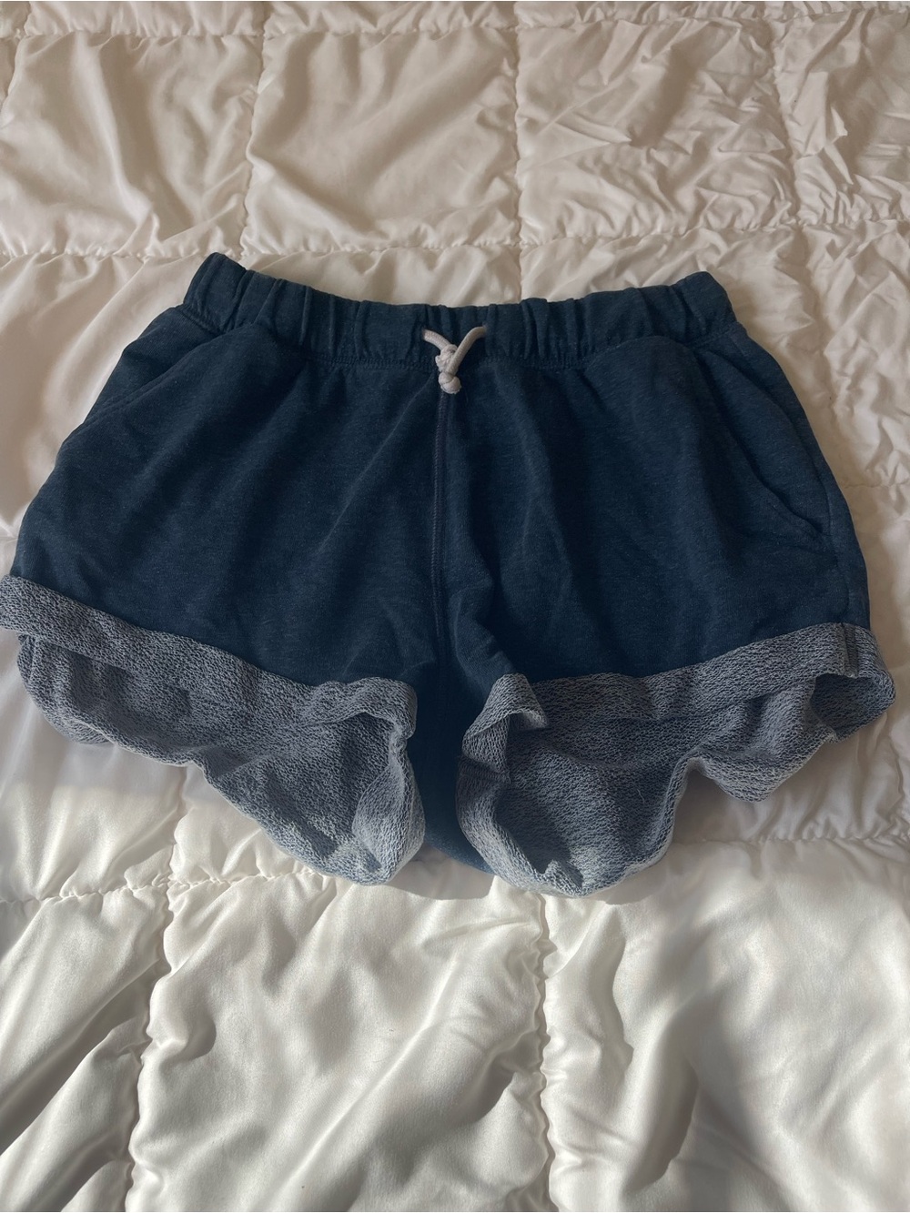 H&M Navy and Heather Gray Lounge Shorts
